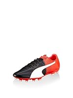 Puma Zapatillas de fútbol Evospeed Sl-s Ii Ag (Negro / Rojo / Blanco)