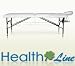 Healthline 2 Fold Comfort Portable Massage Table White