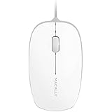 Macally 3 Button USB 800DPI Optical Wired Mouse with 4 foot cord, for Mac and PC