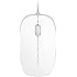 Macally 3 Button USB 800DPI Optical Wired Mouse with 4 foot cord, for Mac and PC