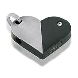 Men's Dual Tone Stainless Steel & CZ Heart Pendant