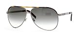 Gucci - Gucci 1827 Sunglasses Sun Glasses GREEN GRADIENT Lens DARK RUTHENIUM Frame