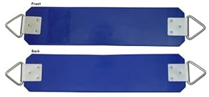 Swings Seat Sling Belt S-02 Commercial Belt Swing (No Rope or Chain), BLUE