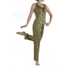 Buy Green Chandelier Corset Set Luxe by Bedhead - Ladies, 100% Fine Cotton by BedHead