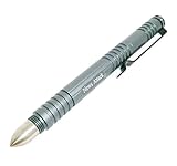 護身用ボールペン　タクティカルペン クボタン　防犯グッズ (ステンレスヘッド・グレー)