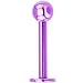 14 Gauge Light Purple Electro Titanium Labret Monroe -3/8"