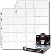 20 Pocket Pages for 3 Ring Binders 100ct Box BCW
