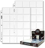 BCW Pro 20-Pocket Page (100 Ct. Box) - Coin Storage - Collecting Supplies