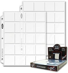 BCW Pro 20-Pocket Page (100 Ct. Box) - Coin Storage - Collecting Supplies