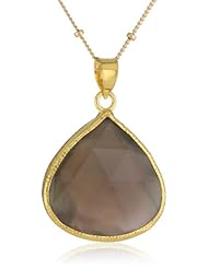 Coralia Leets Jewelry Design Chocolate Mother-Of-Pearl Doublets Necklace