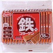 鉄プラスコラーゲンウエハース ココア味　18枚×10袋セット