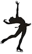 Figure Skating - 36"H x 22"W - Peel and Stick Wall Decal by Wallmonkeys