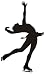 Figure Skating - 36"H x 22"W - Peel and Stick Wall Decal by Wallmonkeys