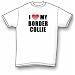 I Love My Border Collie T-Shirt Standard Cotton