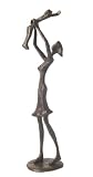 Kitchen & Housewares : Mother Holding Child Bronze Figurine