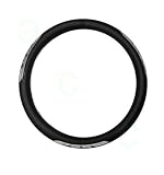 Sure Grip Steering Wheel Cover - Batman Black Emblem in Silver Reflector