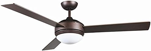 Contemporary Bronze Two-light Ceiling Fan
