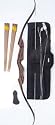 Archery Traditional Woodsman Bow Kit 10 right hand (pull string with right hand)