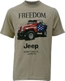 Jeep Freedom Tshirt Sand Large