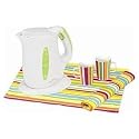 Kalorik JK-25697L Sunny Morning 1500-Watt Cordless Jug Kettle with 2 Mugs and 2 Table Mats, Lime