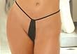 Ultra Mini Thong. One Size in Black or White.