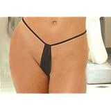 Ultra Mini Thong. One Size in Black.