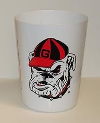 NCAA Georgia Bulldogs Plastic Waste Basket