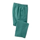 Stretch Denim Cropped Pants