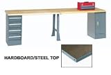 120 X 30 Extra-Long Bench - Hardboard/Steel Top