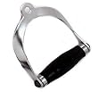 Hampton Deluxe Stirrup Chrome Handle w/ Urethane Ergo Grips (Nylon Bushings)