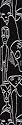 Planet Waves Joe Satriani Guitar Strap - Black/Silver Sketches