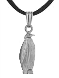 Cheeky Monkey Emperor Penguin Mini, Color silver