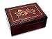 Rose Marquetry Musical Jewellery Box