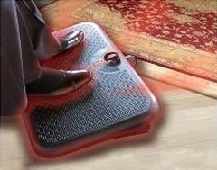 Heated Foot Rest Toasty Toes Ergonomic Foot Rest