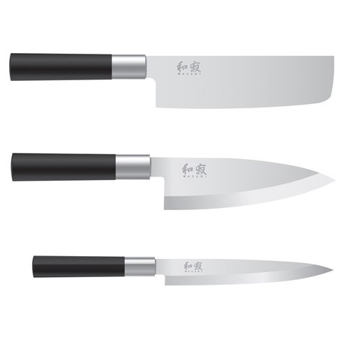 Kai Wasabi Asian Knife Starter Set, 3 piece