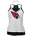 Arizona Cardinals White Primary NFL Logo Double Time Reebok Tank Top