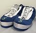Seattle Mariners MLB Wrapped Logo Plush Sneaker Slippers - L