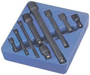 Genius Tool 9 Piece Impact Extension Set - 1/4 Inch , 3/8 Inch , 1/2 Inch Drive GNSIE2349 On Sale