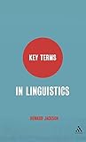 Key terms in linguistics
