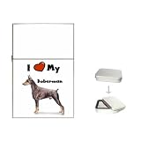 I Love My Doberman Pinscher Flip Top Lighter