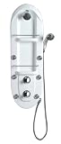 Aston Acrylic Shower Panel SPAP120, White and Chrome