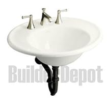 Kohler K-2822-4W-0 Iron Works Lavatory, White