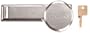 Master Lock 735DPF Straight Bar Hasp with No. 970 Hidden Shackle Lock, 7-1/4-Inch
