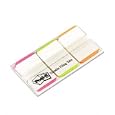 Post-it� Self-Stick Durable Tabs, 1 in x 1.5, Pink/Green/Orange, 3 packs of 22 - Same Day Shipping (orders by 3 pm), Next Day Delivery (in most cases)