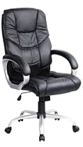 BRAND NEW LUXURY HIGH BACK ERGONOMIC LEATHER EXECUTIVE OFFICE CHAIR