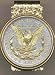 Reverse Morgan Silver Dollar (1878 - 1921) Two Tone U.S. Coin Hinged Money Clip