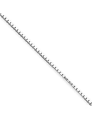 .925 Sterling Silver 1.10mm Box Chain