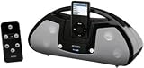 Spectra JISS-120-BK Universal iPod Docking Station with 4 Built in Speakers