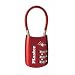 Master Lock 4688DRED TSA Accepted Cable Luggage Lock, Red