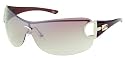 Oversized Frame Smoke / Brown lens In-Style Fashion Sunglasses - Close-out Sale !
